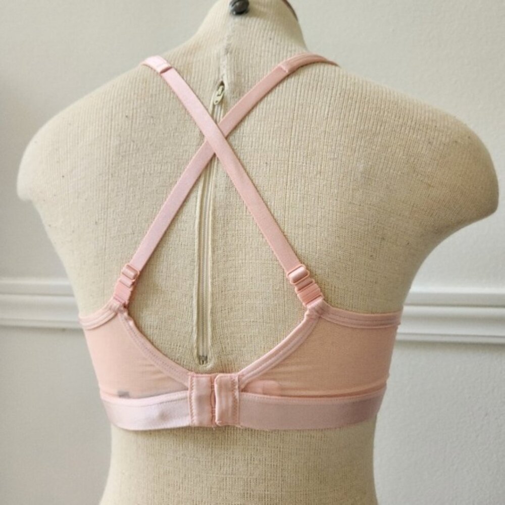 Victorias's Secret Elegant Pink Mesh Bra - Picture 7 of 11